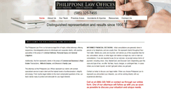 Desktop Screenshot of philipponelaw.com